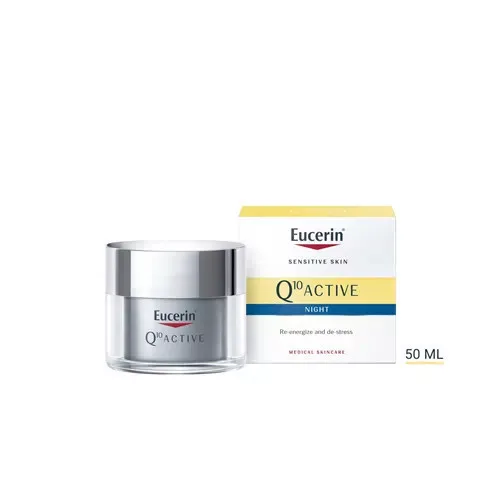 Eucerin Q10 ACTIVE Ránctalanító éjszakai arckrém 50ml