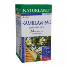 Naturland Kamillavirág tea filteres 25x1g