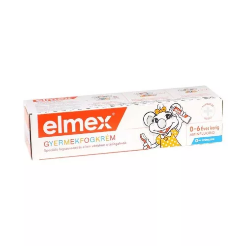Elmex Kids gyerek fogkrém 0-6 éves gyermekeknek 50ml