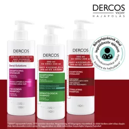 VICHY Dercos Korpásodás elleni sampon száraz hajra 200ml