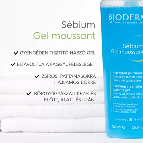 Bioderma Sébium Moussant habzó gél 200ml