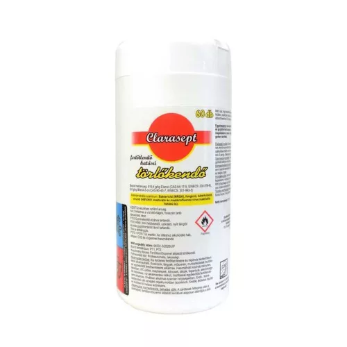 Clarasept fertőtlenítő törlőkendő dobozos 60x