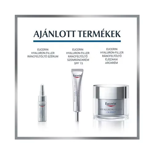 Eucerin Hyaluron-Filler Ráncfeltöltő nappali arckrém száraz bőrre 50ml