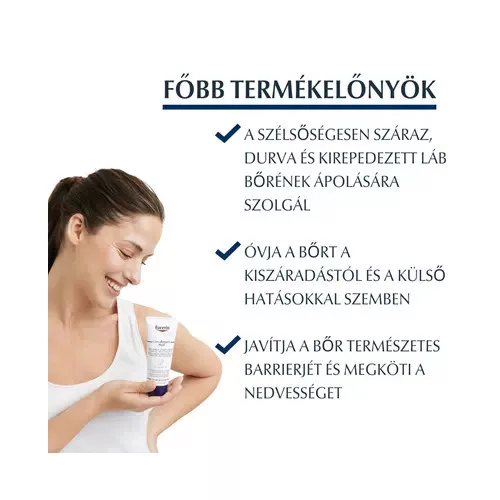 Eucerin UreaRepair 10% Urea lábápoló krém 100ml