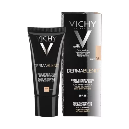 VICHY Dermablend Korrekciós alapozó fluid 25 (Nude) 30ml