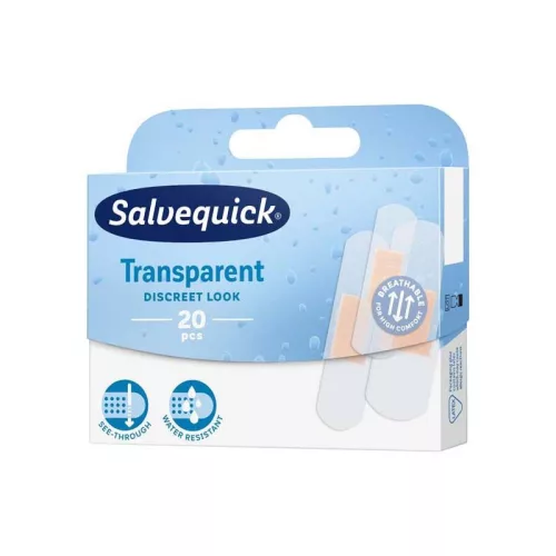 Salvequick átlátszó sebtapasz 20x