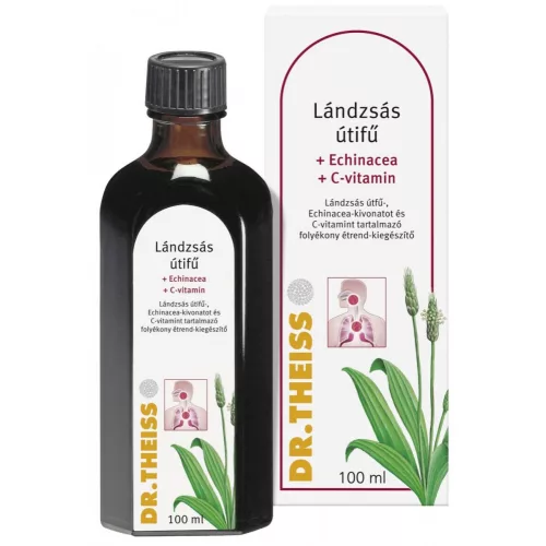 Dr.Theiss Lándzsás útifű + Echinacea + C-vitamin 100ml