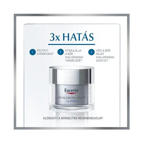 Eucerin Hyaluron-Filler Ráncfeltöltő éjszakai arckrém 50ml