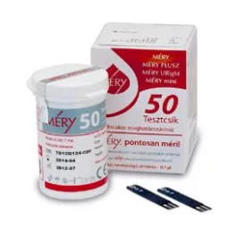 Méry tesztcsík 50db