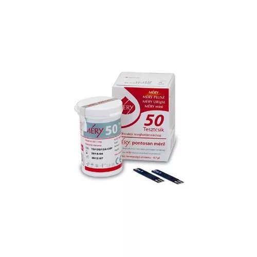 Méry tesztcsík 50db