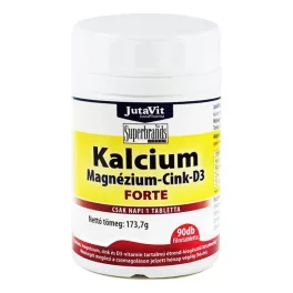 JutaVit Kalcium + Magnézium + Cink+ D3 Forte tabletta 90x