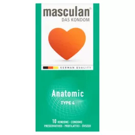 Masculan 4 Anatomic óvszer 10x