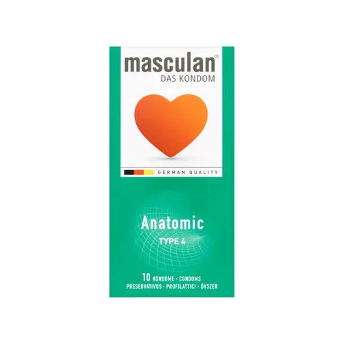 Masculan 4 Anatomic óvszer 10x