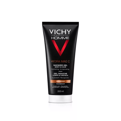 VICHY Homme Hydra Mag C Tusfürdő 200ml