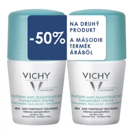   VICHY Izzadságszabályozó golyós dezodor intenzív hatással duopack 2x50ml