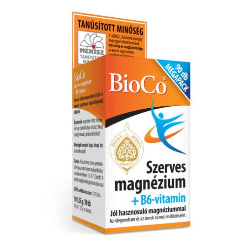 BioCo Szerves Magnézium+B6-vitamin Megapack 90x