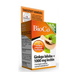 BioCo Ginkgo biloba + 1000 mg lecitin kapszula 90x