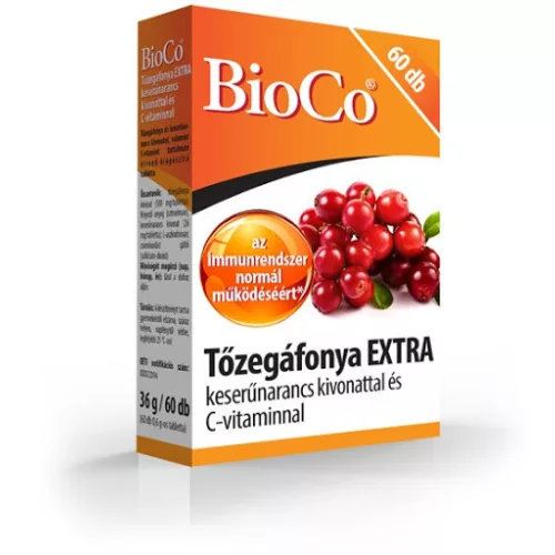 BioCo Tőzegáfonya Extra tabletta 60x