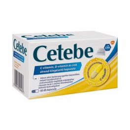   Cetebe Immuntrio C-vitamin, D-vitamin és cink étrend-kiegészítő kapszula 60 db 