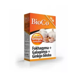 BioCo Fokhagyma+ Galagonya+ Ginkgo Biloba tabletta 60x