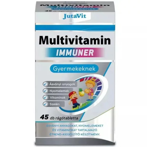 JutaVit Multivitamin Komplex rágótabletta gyermekeknek 45x