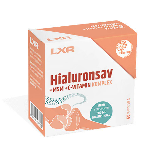 LXR Hialuronsav+MSM+C vitamin komplex kapszula 60x