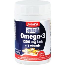 JutaVit Omega-3 1200 mg halolaj + E-vitamin kapszula 100x