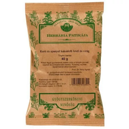 Herbária Kerti és spanyol kakukkfű levél és virág tea szálas 40g