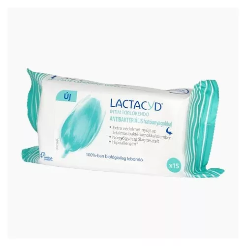 Lactacyd Femina intim törlőkendő 15x