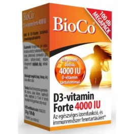 BioCo D3-vitamin Forte 4000 IU tabletta 100x