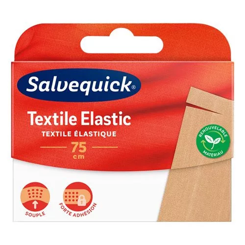 Salvequick textil szalag sebtapasz 75cmx6cm