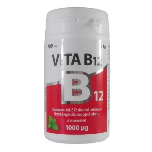 Vitabalans Vita B12 1000 mcg szopogató tabletta 100x