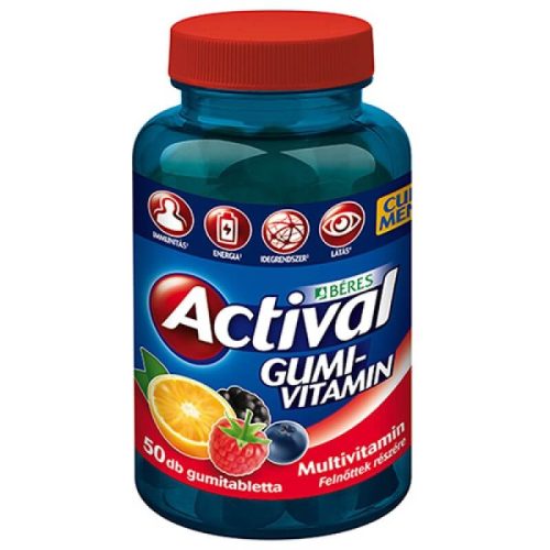 Béres Actival gumivitamin felnőtteknek 50x