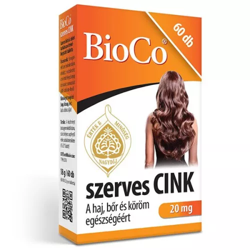 BioCo szerves Cink tabletta 60x