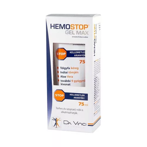 Hemostop Max gél aranyérre 75ml