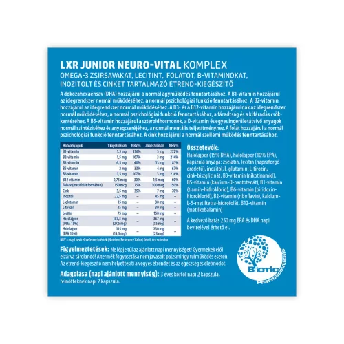 LXR Junior Neuro-Vital Komplex kapszula 60x