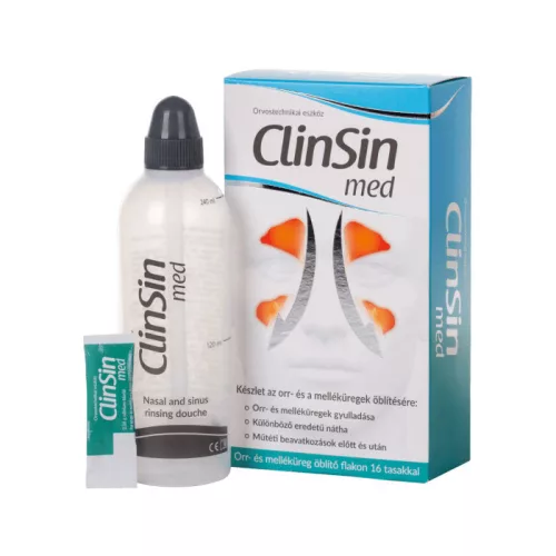 ClinSin med Orr- és melléküregöblítő készlet flakon + 16tasak