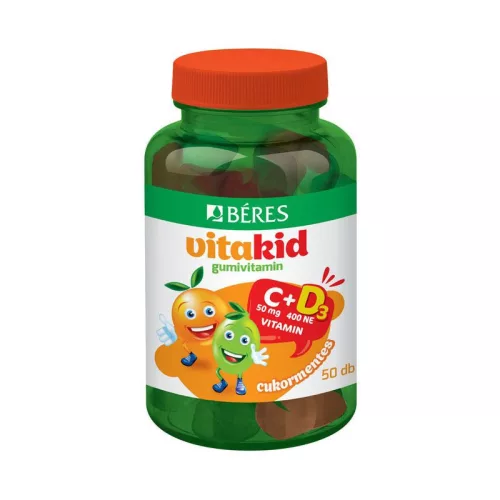 Béres VitaKid C+D3 gumivitamin 50x