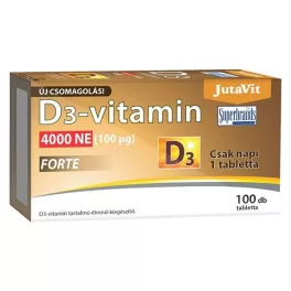 JutaVit D3-vitamin 4000 NE forte tabletta 100x