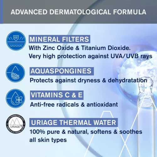 Uriage Baba Mineral fényvédő krém SPF50+ 50ml