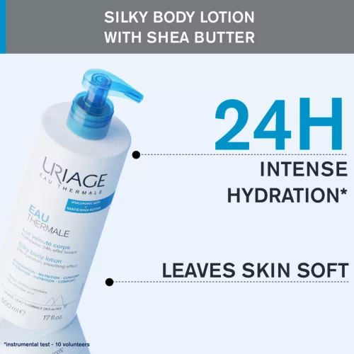 Uriage Eau Thermale Silky Body hyaluronsavas testápoló tej 500ml