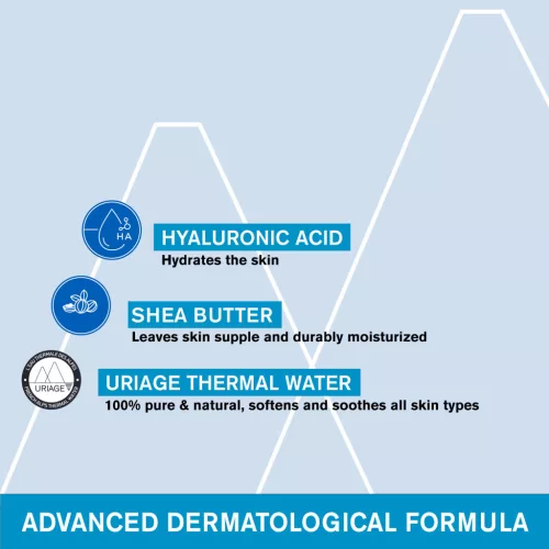 Uriage Eau Thermale Silky Body hyaluronsavas testápoló tej 500ml