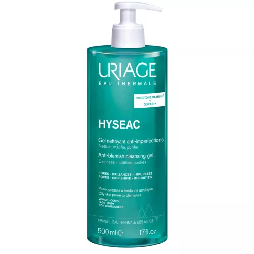 Uriage Hyséac habzó tisztító gél 500ml