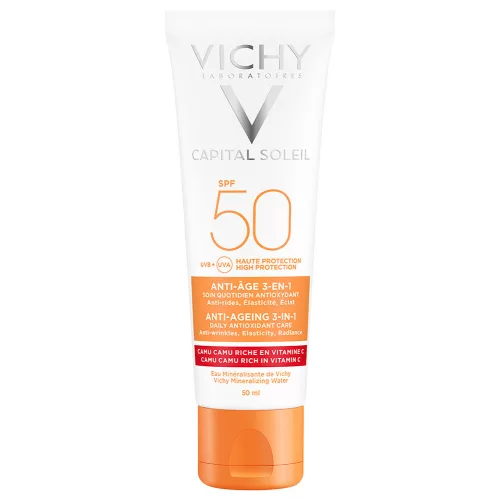 VICHY Capital Soleil Anti-Age öregedésgátló napvédő krém SPF50 50ml