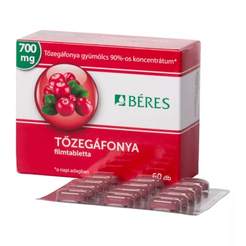 Béres Tőzegáfonya filmtabletta 60x