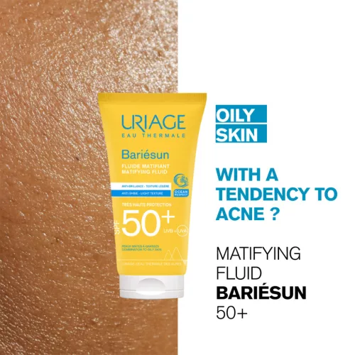 Uriage Bariésun MAT arckrém zsíros bőrre SPF50+ 50ml