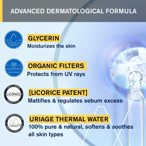 Uriage Bariésun MAT arckrém zsíros bőrre SPF50+ 50ml