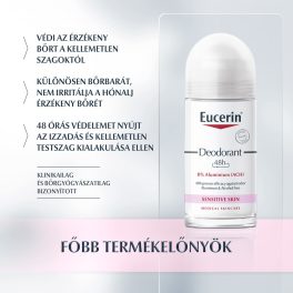   Eucerin Alumínium-mentes golyós dezodor érzékeny bőrre 50ml