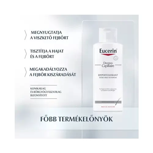 Eucerin DermoCapillaire Extra kímélő sampon  250ml