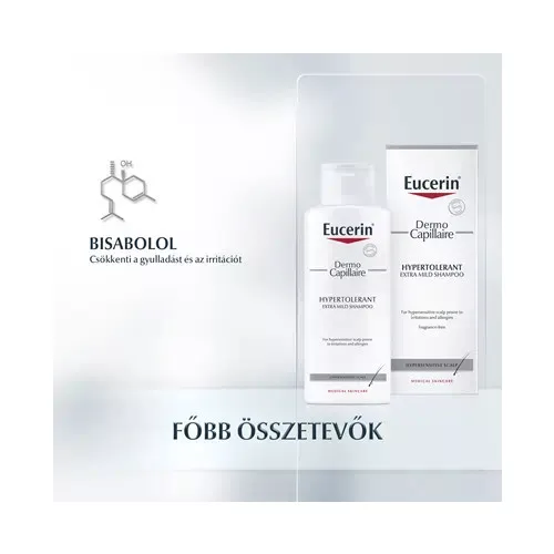 Eucerin DermoCapillaire Extra kímélő sampon  250ml